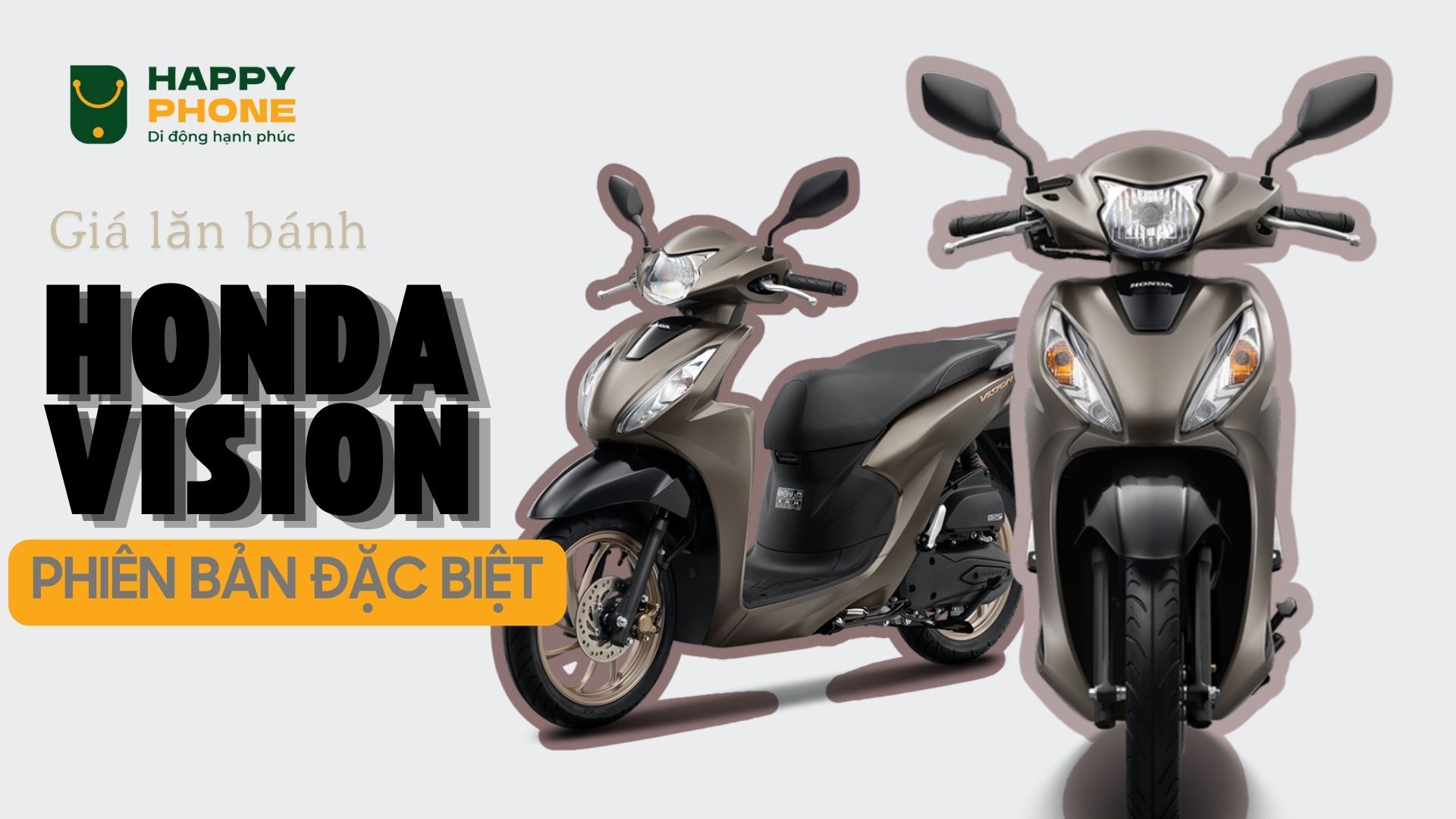 Giá lăn bánh Honda Vision phiên bản đặc biệt