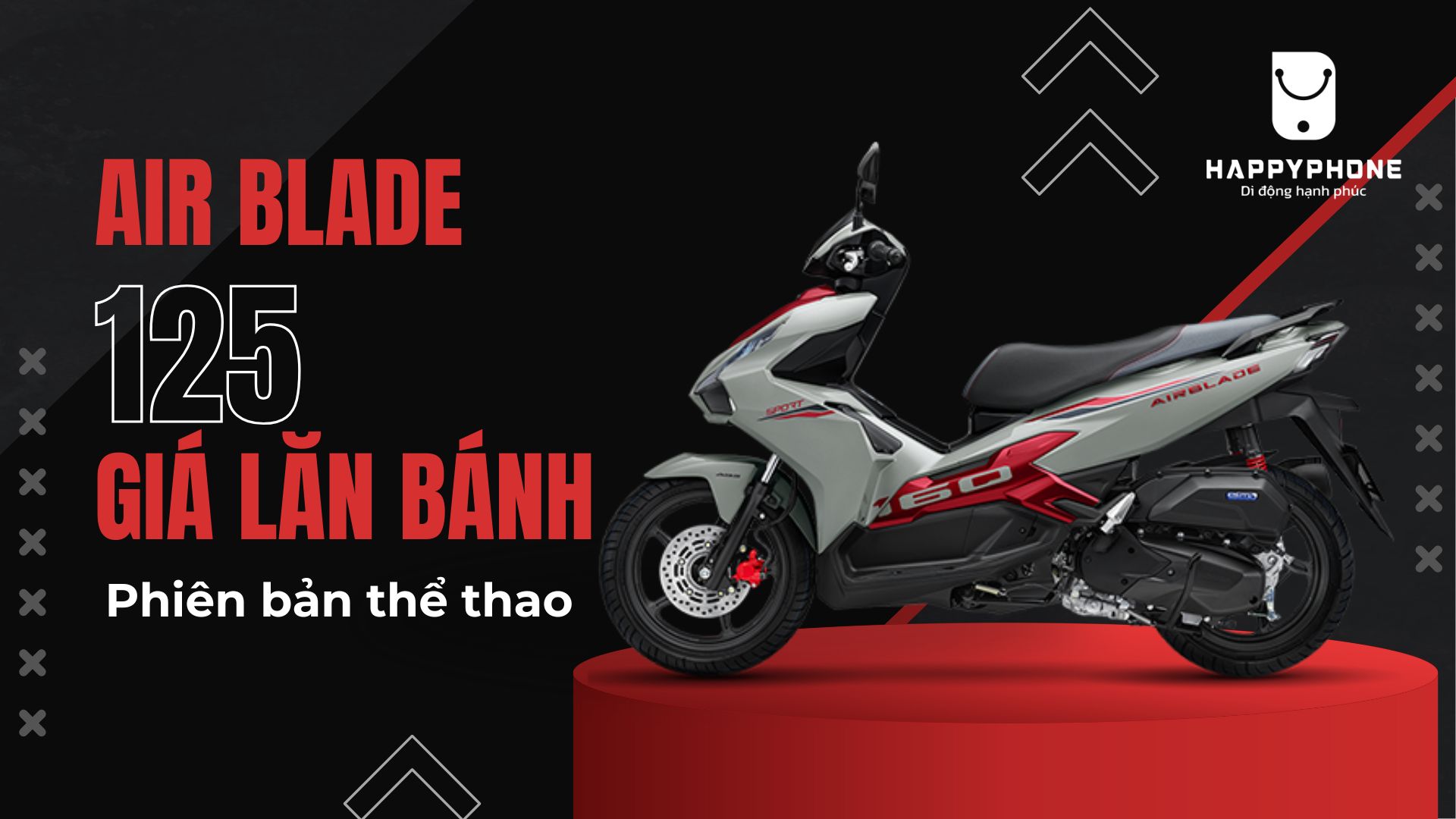 Giá xe Air Blade 125 lăn bánh phiên bản thể thao