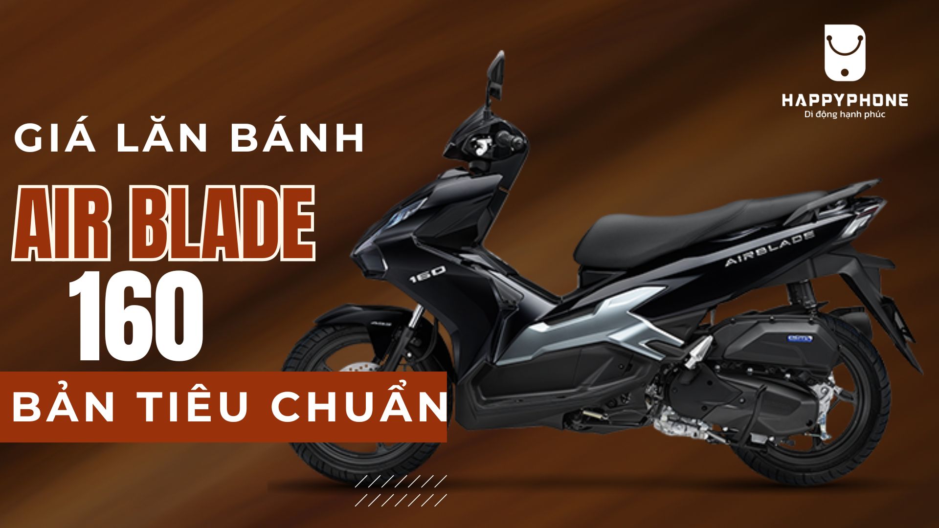 Giá xe Air Blade 160 lăn bánh phiên bản tiêu chuẩn