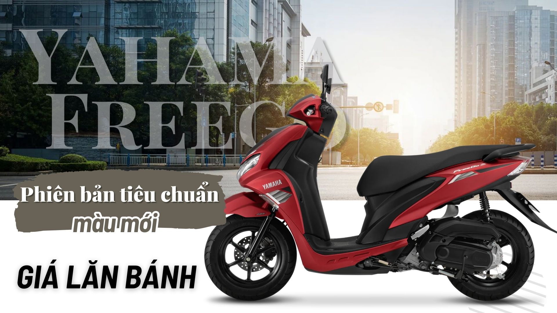 Giá xe lăn bánh Yamaha Freego phiên bản tiêu chuẩn màu mới