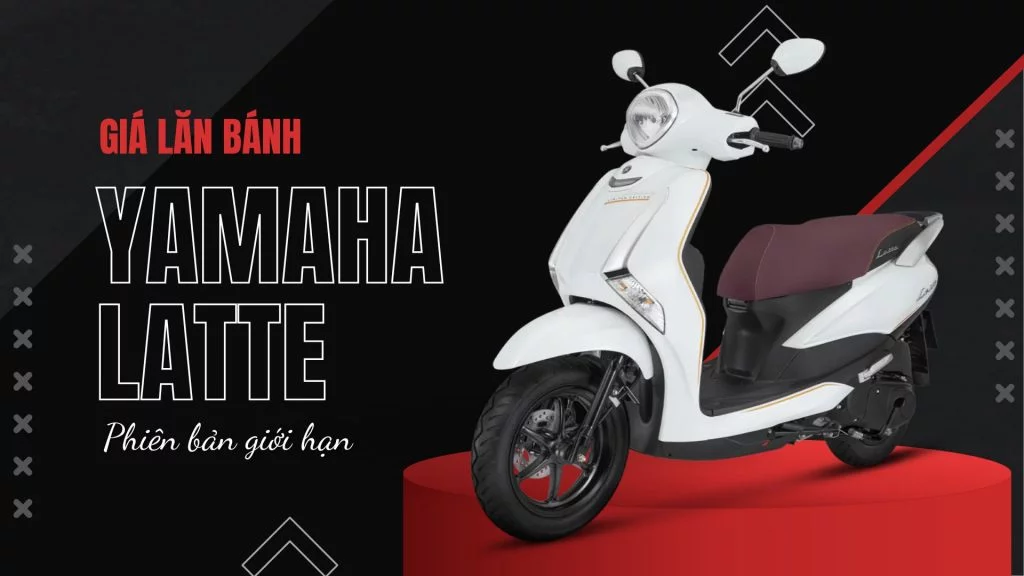 Giá xe lăn bánh Yamaha Latte phiên bản giới hạn màu mới