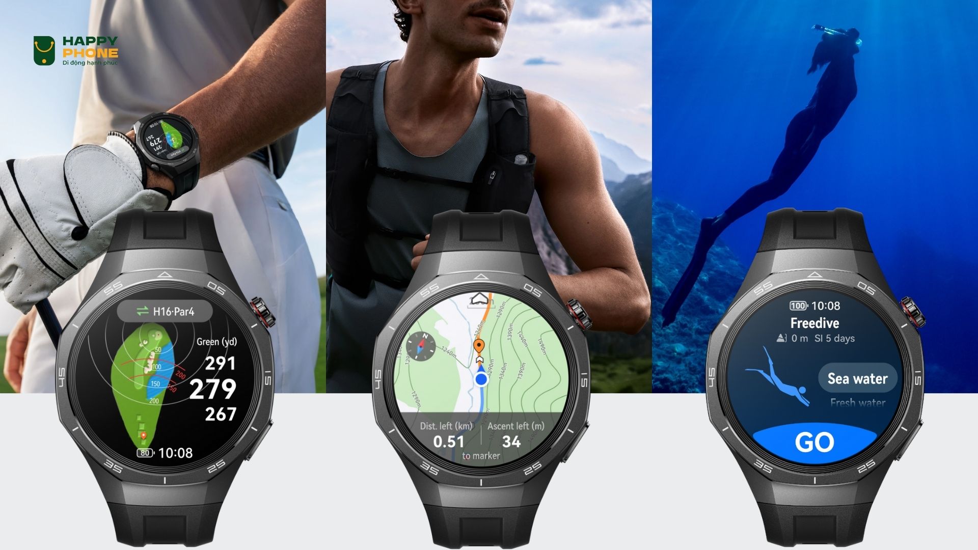 Huawei Watch GT 5 Pro hỗ trợ nhiều bộ môn thể thao chuyên nghiệp