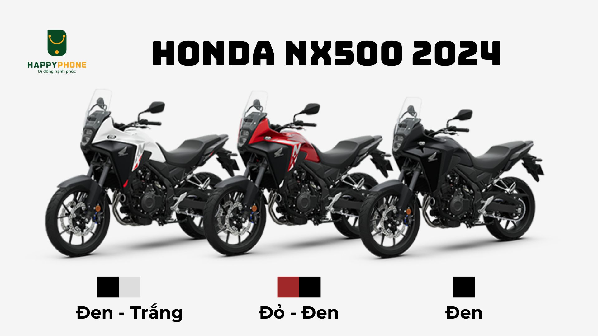 Màu sắc Honda NX500 2024