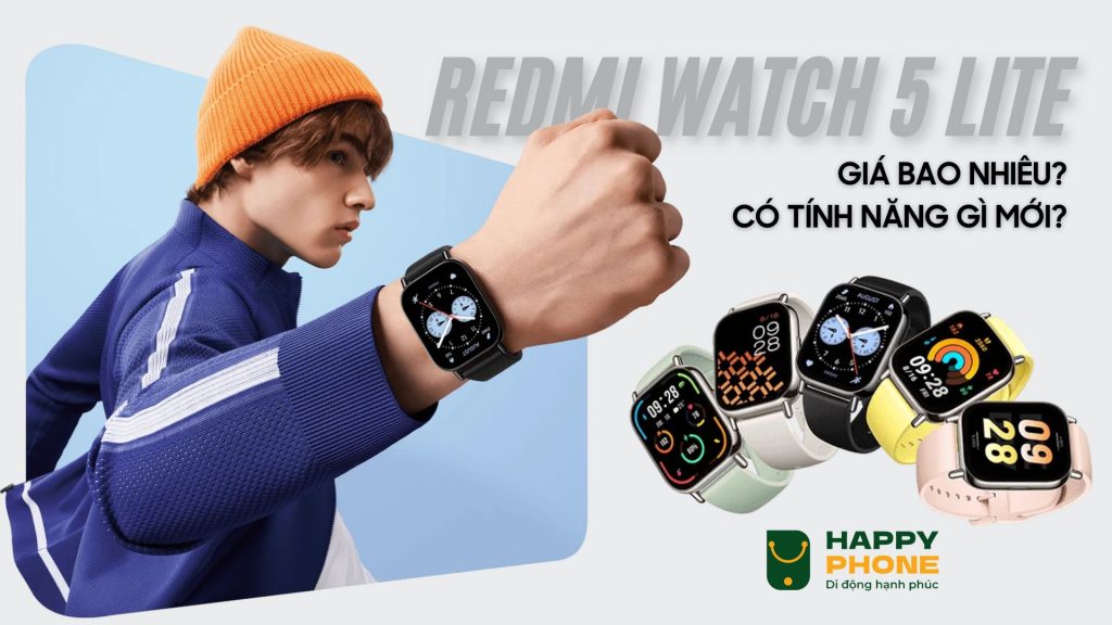 Redmi Watch 5 Lite giá bao nhiêu_ Có tính năng gì mới