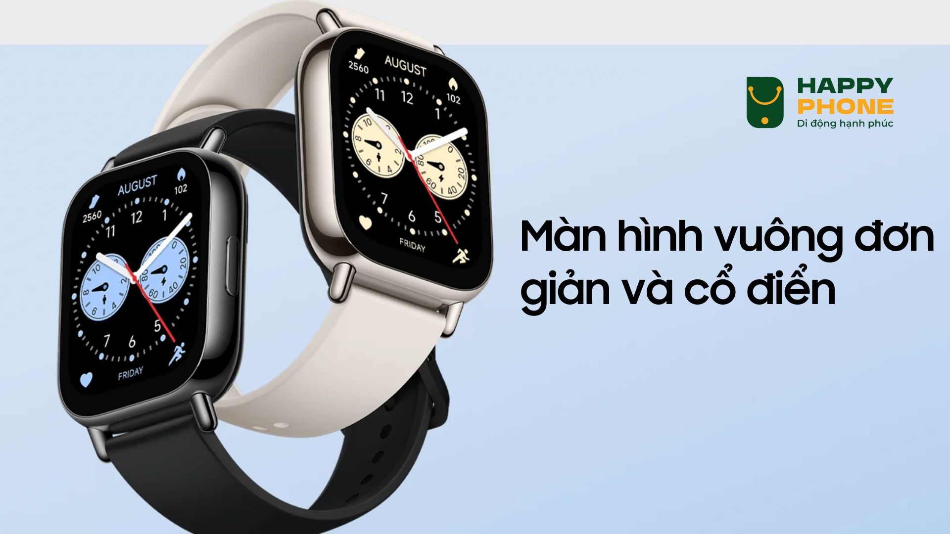 Redmi Watch 5 Lite thiết kế màn hình vuông với vỏ chất liệu nhựa