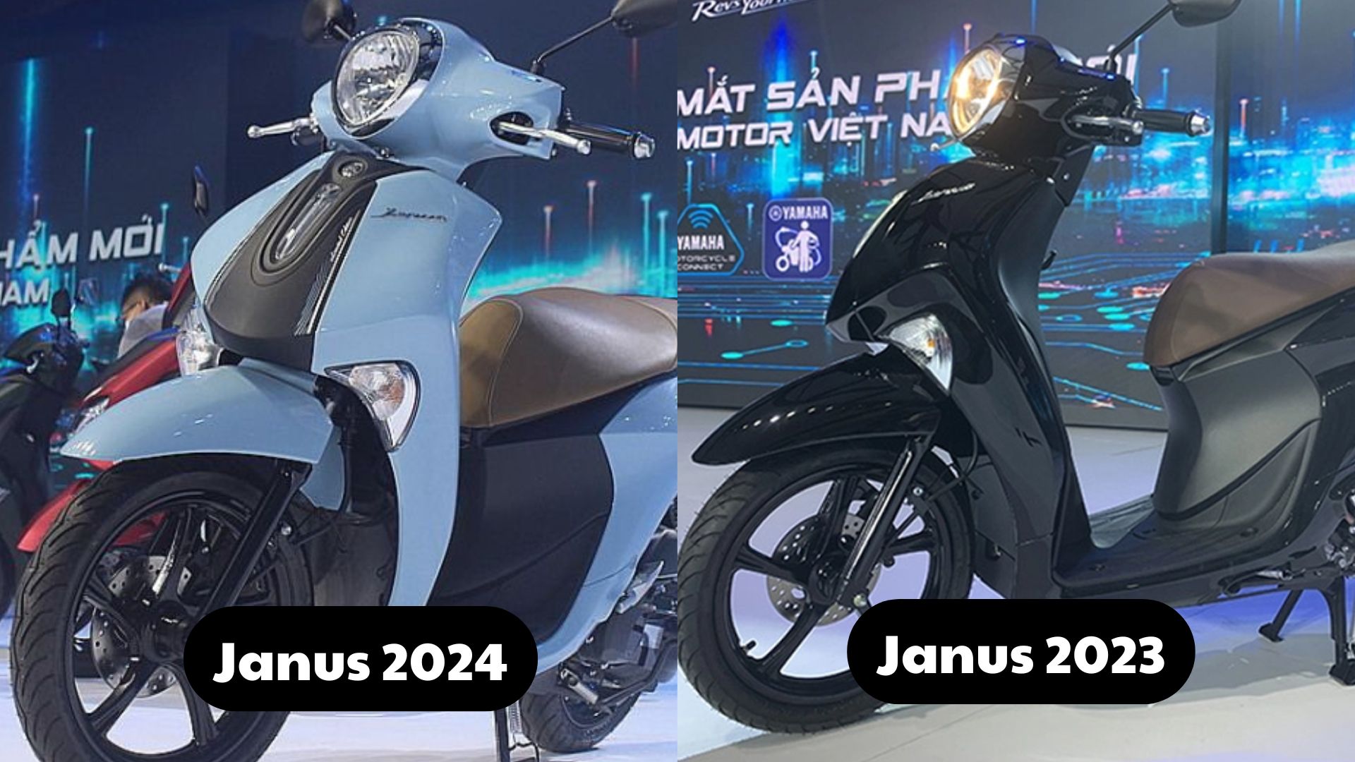 So sánh ngoại hình của Janus 2024 và Janus 2023