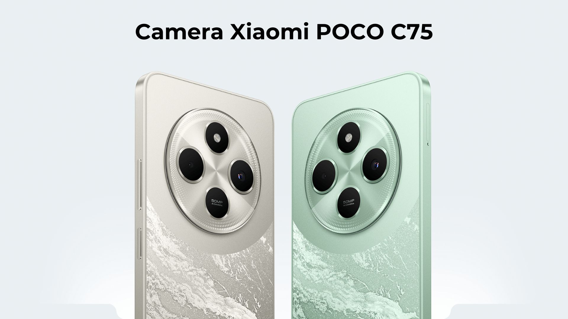 Thiết kế camera Xiaomi POCO C75