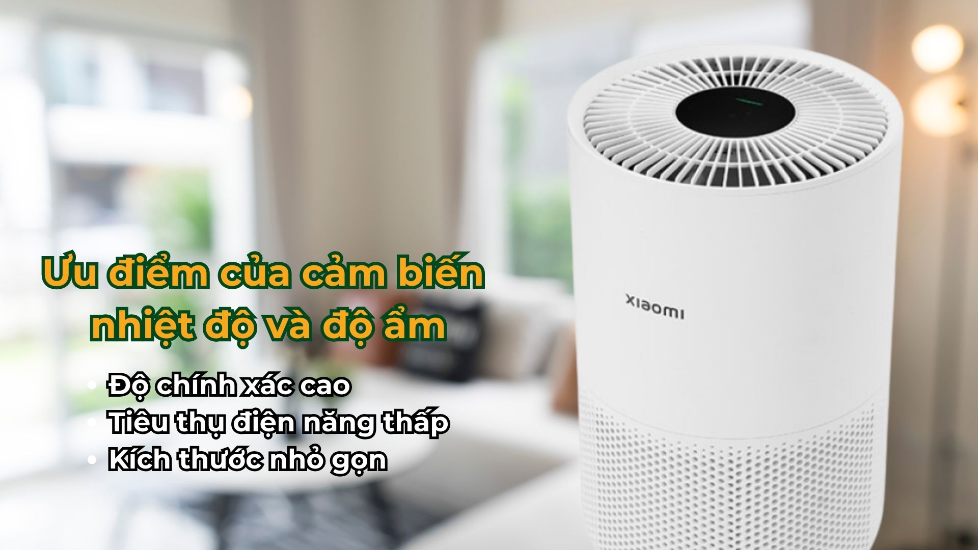 Ưu điểm của cảm biến nhiệt độ và độ ẩm