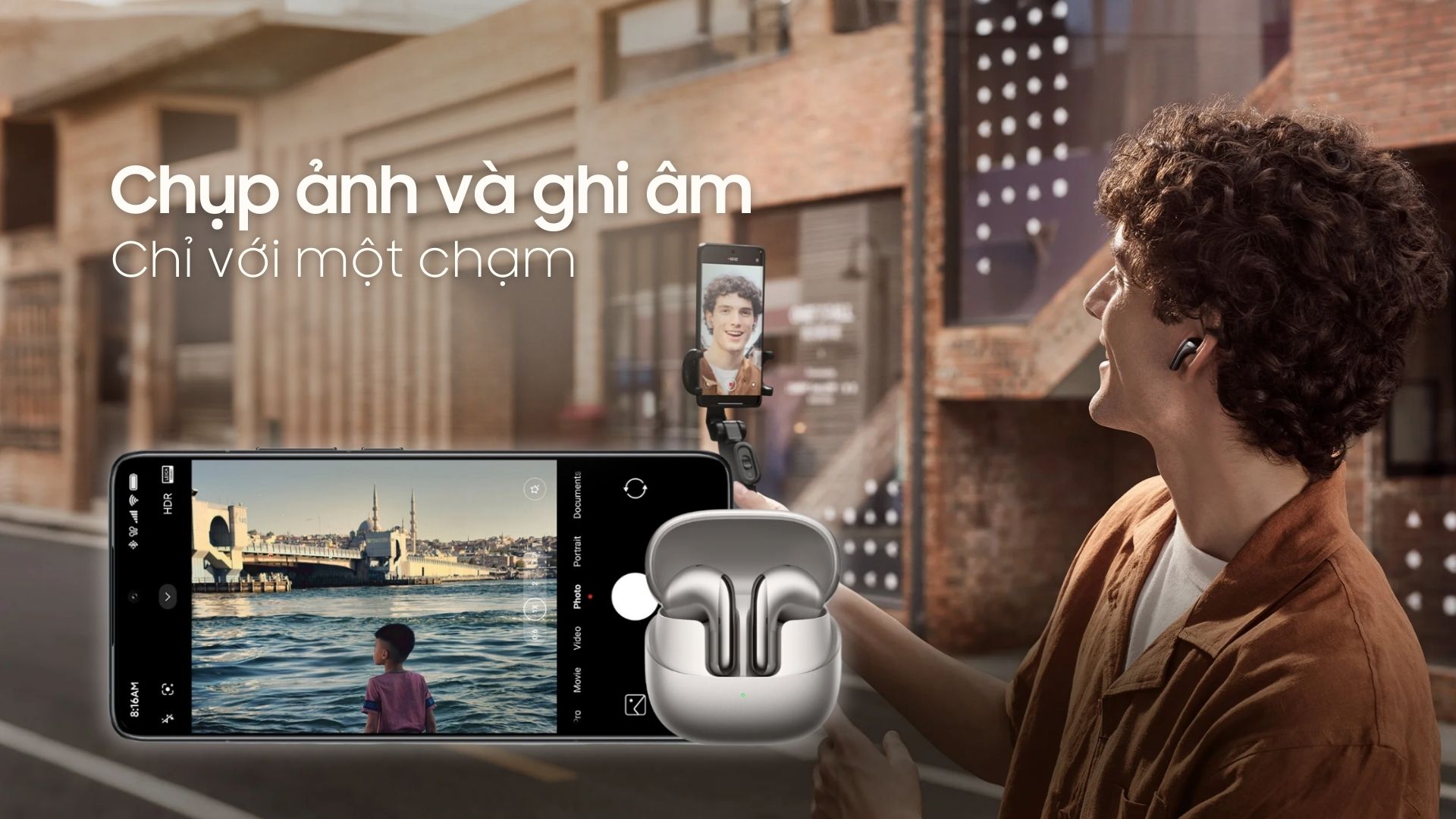 Xiaomi Buds 5 hỗ trợ chụp ảnh và ghi âm chỉ với một chạm