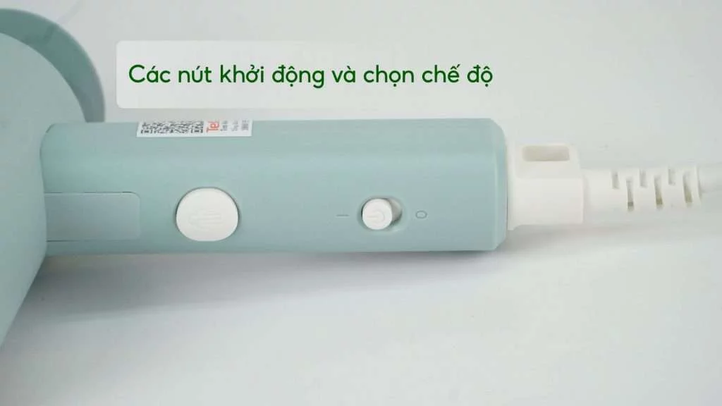 Bàn Ủi Hơi Nước Cầm Tay Tefal DT1034E1 Các nút khởi động và chọn chế độ