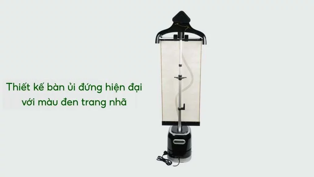 Bàn Ủi Hơi Nước Đứng Tefal IT3480E1 Thiết kế bàn ủi đứng hiện đại với màu đen trang nhã