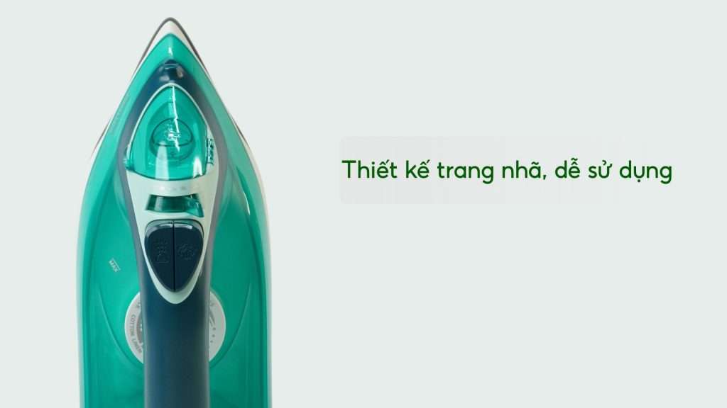 Bàn ủi hơi nước Philips DST3030_70_Xanh ngọc đậm Thiết kế trang nhã, dễ sử dụng