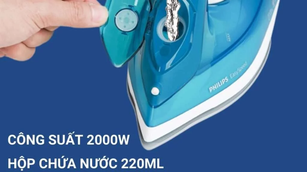 Bàn ủi hơi nước Philips (GC1756) - Hộc chứa nước 220ml