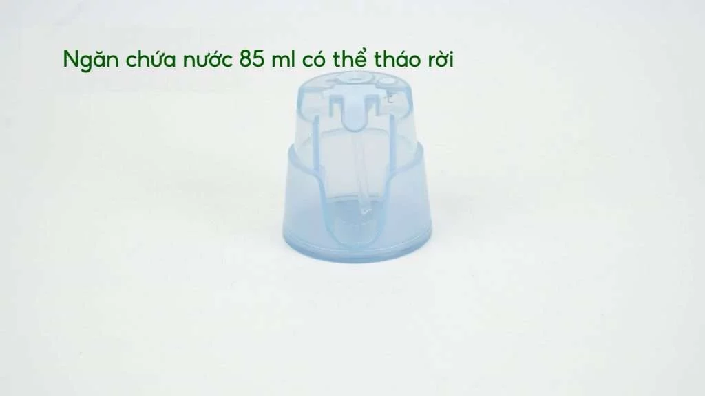Bàn ủi hơi nước cầm tay Philips STH1000_10_Trắng và xanh dương Ngăn chứa nước 85 ml có thể tháo rời