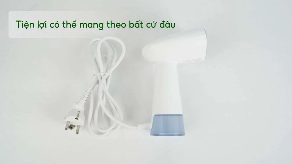 Bàn ủi hơi nước cầm tay Philips STH1000_10_Trắng và xanh dương Tiện lợi có thể mang theo bất cứ đâu