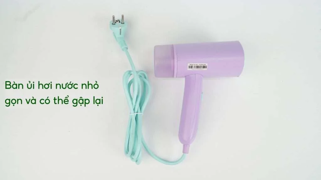 Bàn ủi hơi nước cầm tay Philips STH3010_30_Xanh dương đậm Bàn ủi hơi nước nhỏ gọn và có thể gập lại