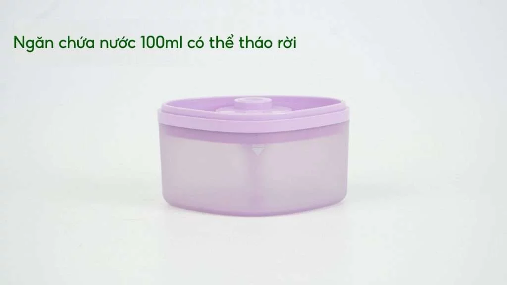 Bàn ủi hơi nước cầm tay Philips STH3010_30_Xanh dương đậm Ngăn chứa nước 100ml có thể tháo rời