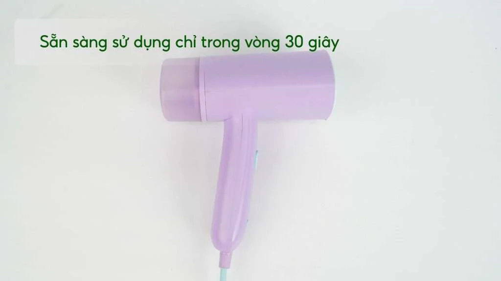 Bàn ủi hơi nước cầm tay Philips STH3010_30_Xanh dương đậm Sẵn sàng sử dụng chỉ trong vòng 30 giây