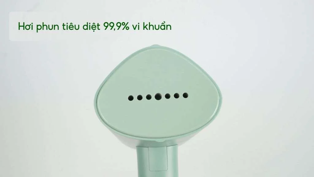 Bàn ủi hơi nước cầm tay Philips STH3010_70_Xanh ngọc Hơi phun tiêu diệt 99,9% vi khuẩn