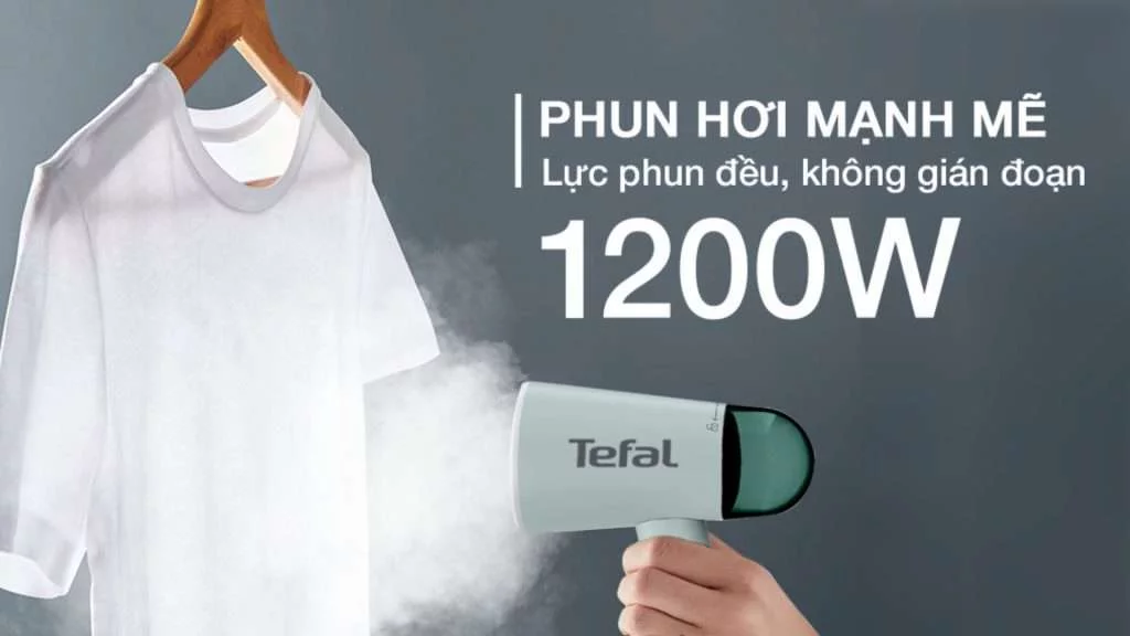 Bàn ủi hơi nước cầm tay Tefal (DT1034E1) - Công suất 1200W