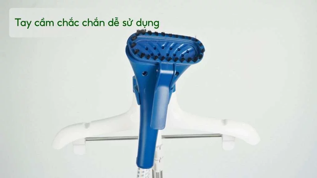 Bàn ủi hơi nước đứng Philips GC518_29_Xanh ngọc Tay cầm chắc chắn dễ sử dụng