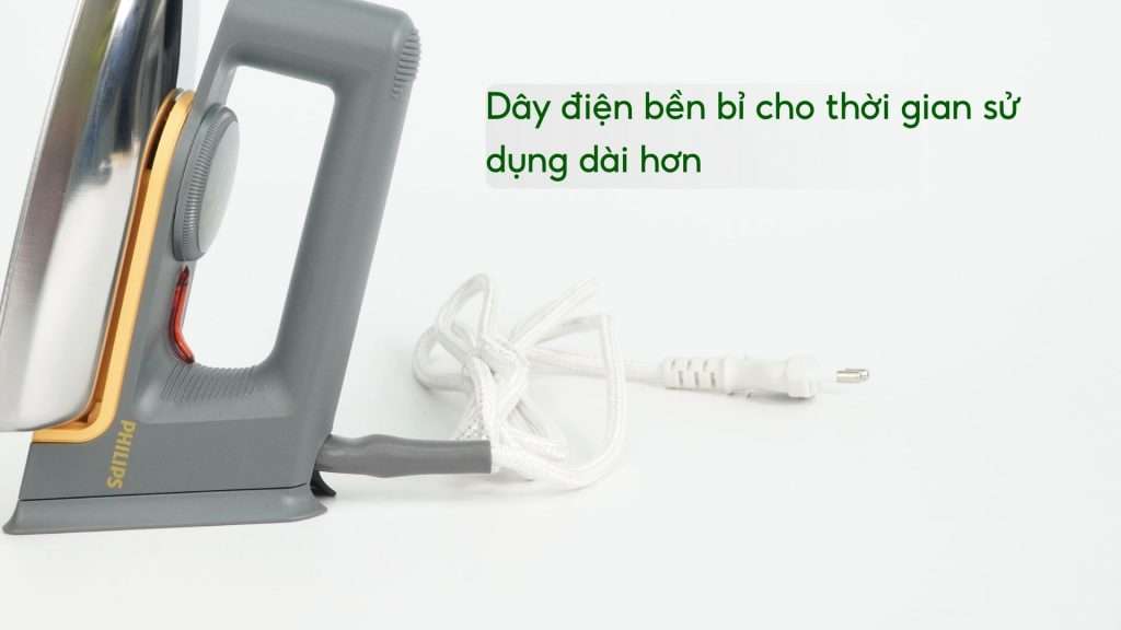 Bàn ủi khô Philips HD1172_01_Đen và kim loại