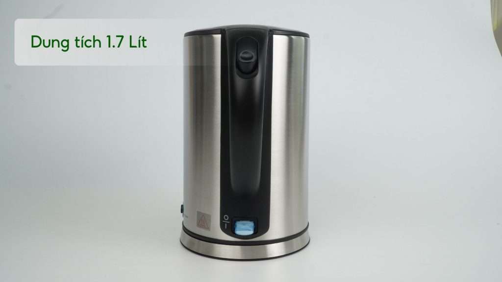 Bình đun PHILIPS HD9316_03_Bạc và Đen Dung tích 1.7 Lít