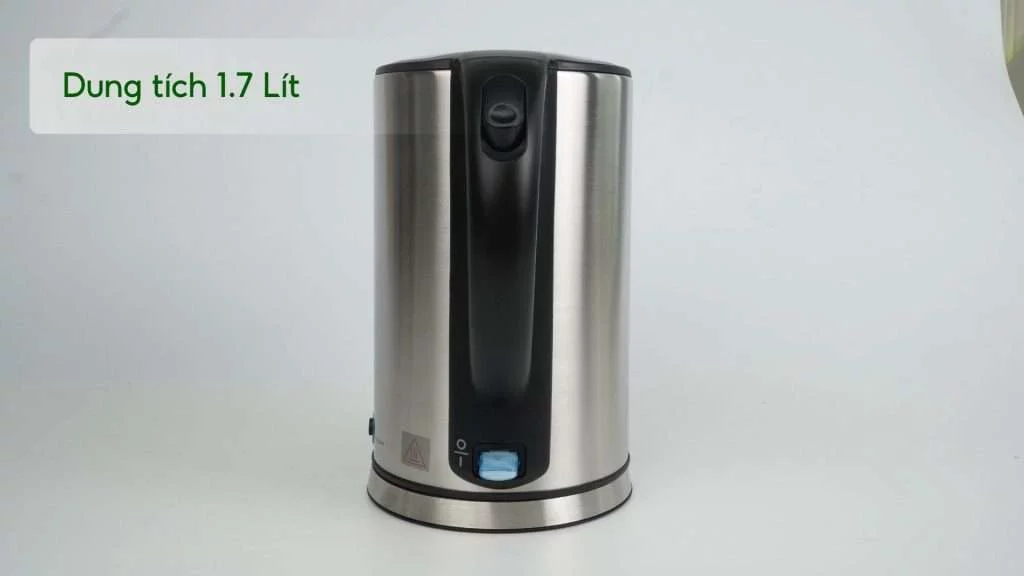 Bình đun PHILIPS HD9316_03_Bạc và Đen Dung tích 1.7 Lít