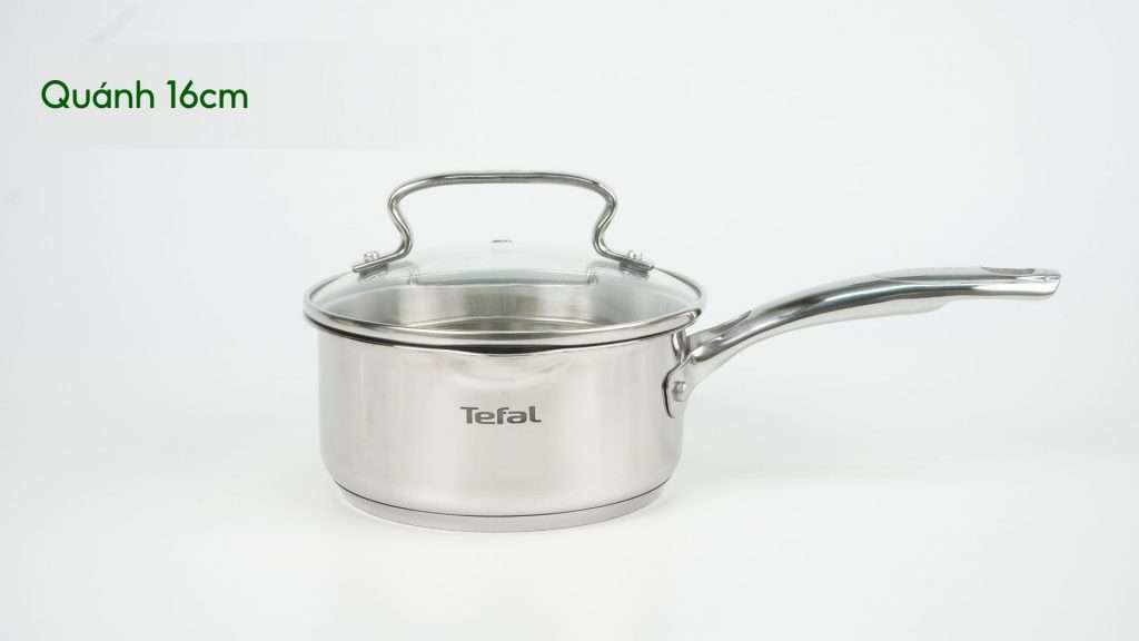 Bộ 5 Nồi Inox Cao Cấp Tefal Duetto Plus (Quánh 16Cm) Quánh kích thước 16cm