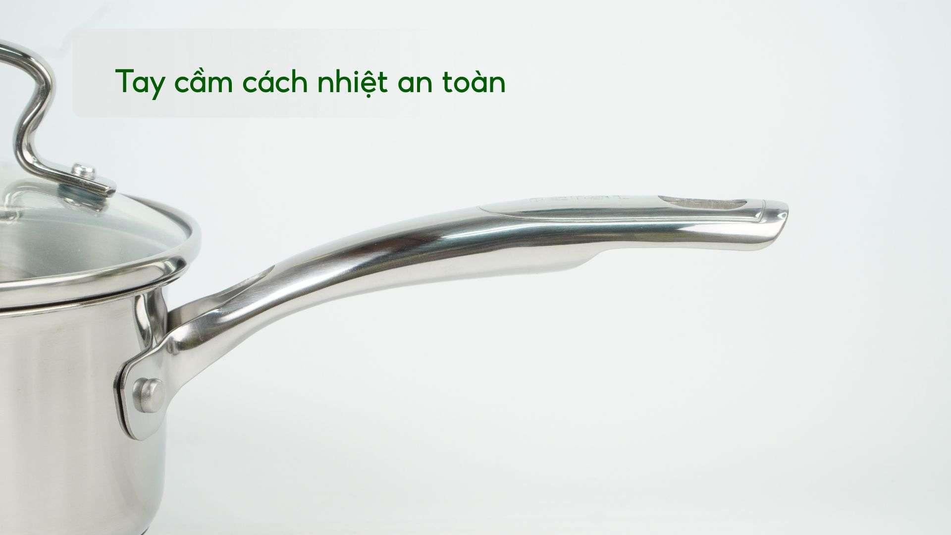 Bộ 5 Nồi Inox Cao Cấp Tefal Duetto Plus (Quánh 16Cm) Tay cầm cách nhiệt an toàn