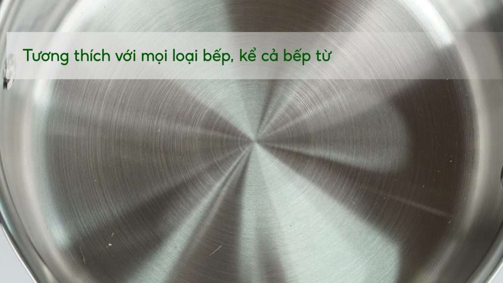 Bộ 5 Nồi Inox Cao Cấp Tefal Duetto Plus (Quánh 16Cm) Tương thích với mọi loại bếp, kể cả bếp từ