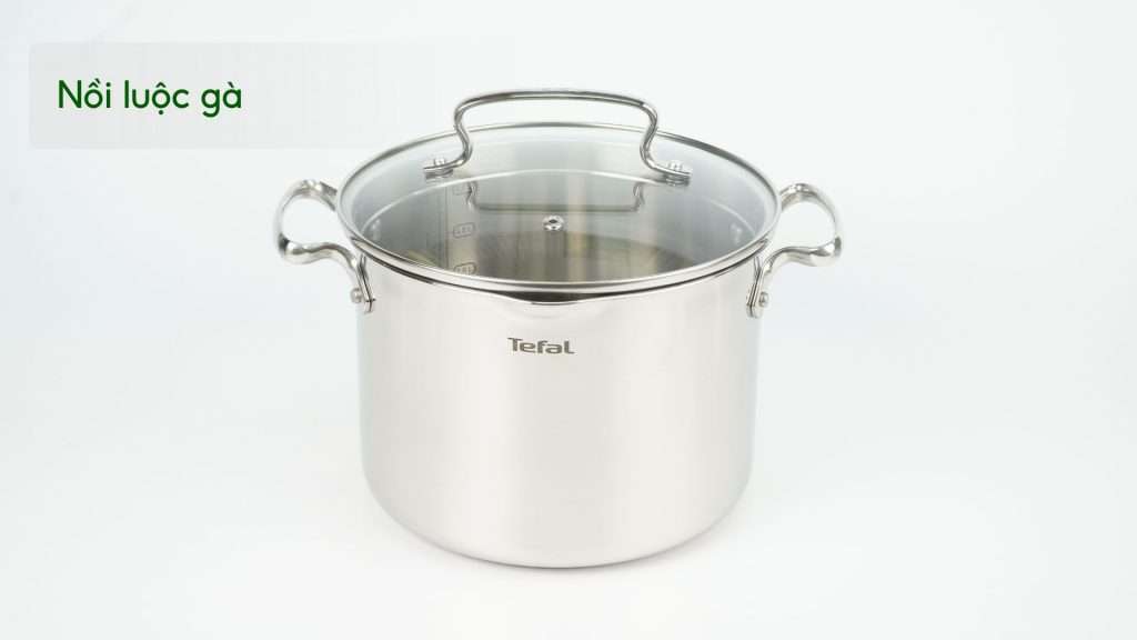 Bộ 5 Nồi Inox Cao Cấp Tefal Duetto Plus (Quánh 16Cm)_ Nồi luộc gà