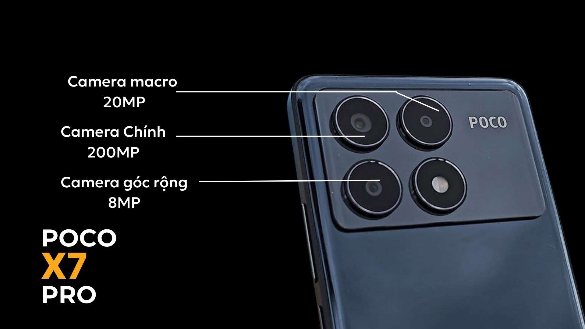 Camera của Xiaomi POCO X7 Pro