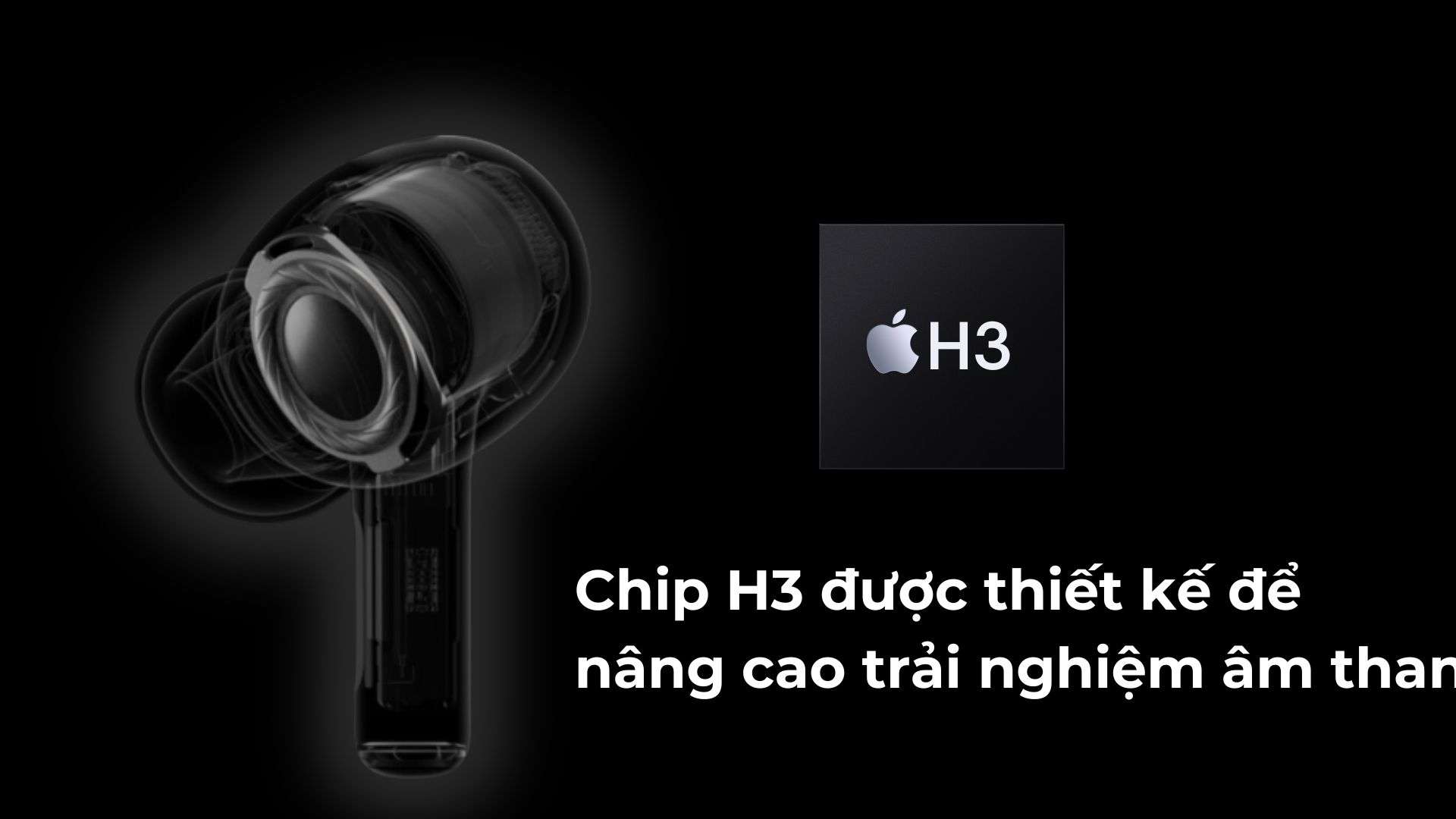 Chip H3 được thiết kế để nâng cao trải nghiệm âm thanh