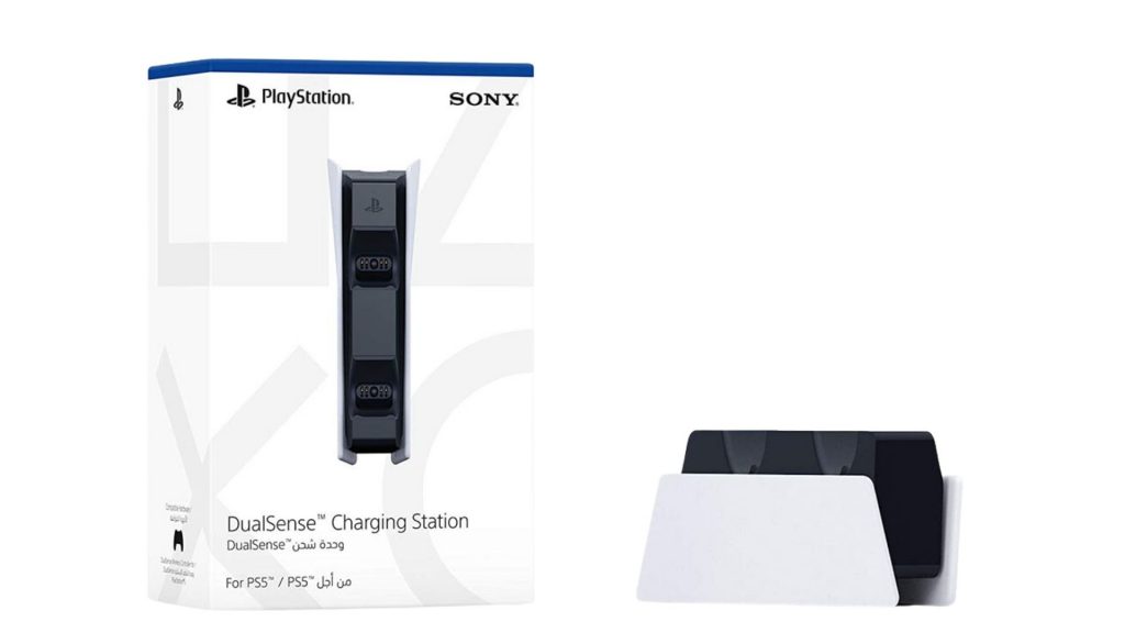 Đế sạc tay cầm Sony DualSense PS5 và hộp ngoài