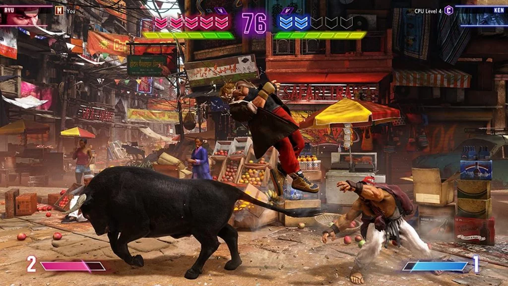 Hình ảnh game trên Đĩa Game P5G245U - STREET FIGHTERS 6 - US