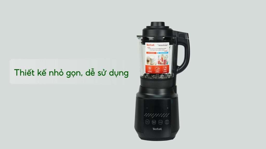 Máy Xay Sinh Tố Làm Sữa Hạt Tefal BL511868 – 1000W Thiết kế nhỏ gọn, dễ sử dụng