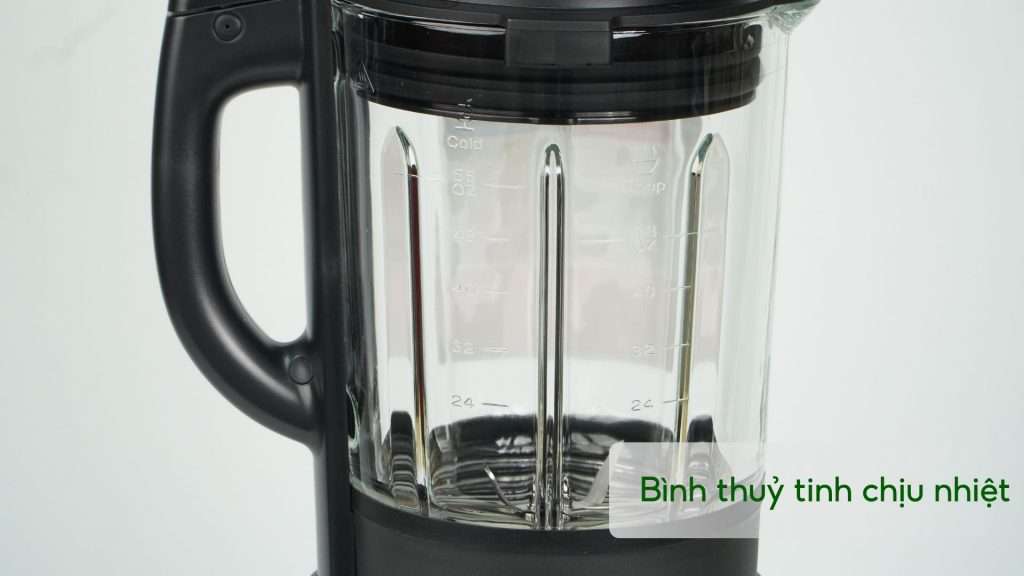 Máy Xay Sinh Tố Làm Sữa Hạt Tefal BL511868 Bình thuỷ tinh chịu nhiệt