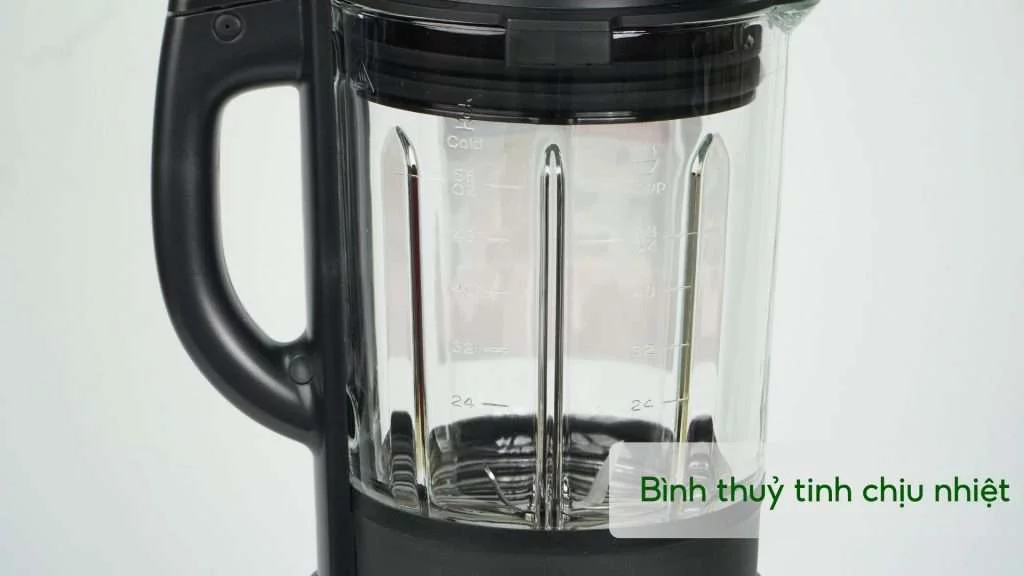 Máy Xay Sinh Tố Làm Sữa Hạt Tefal BL511868 Bình thuỷ tinh chịu nhiệt
