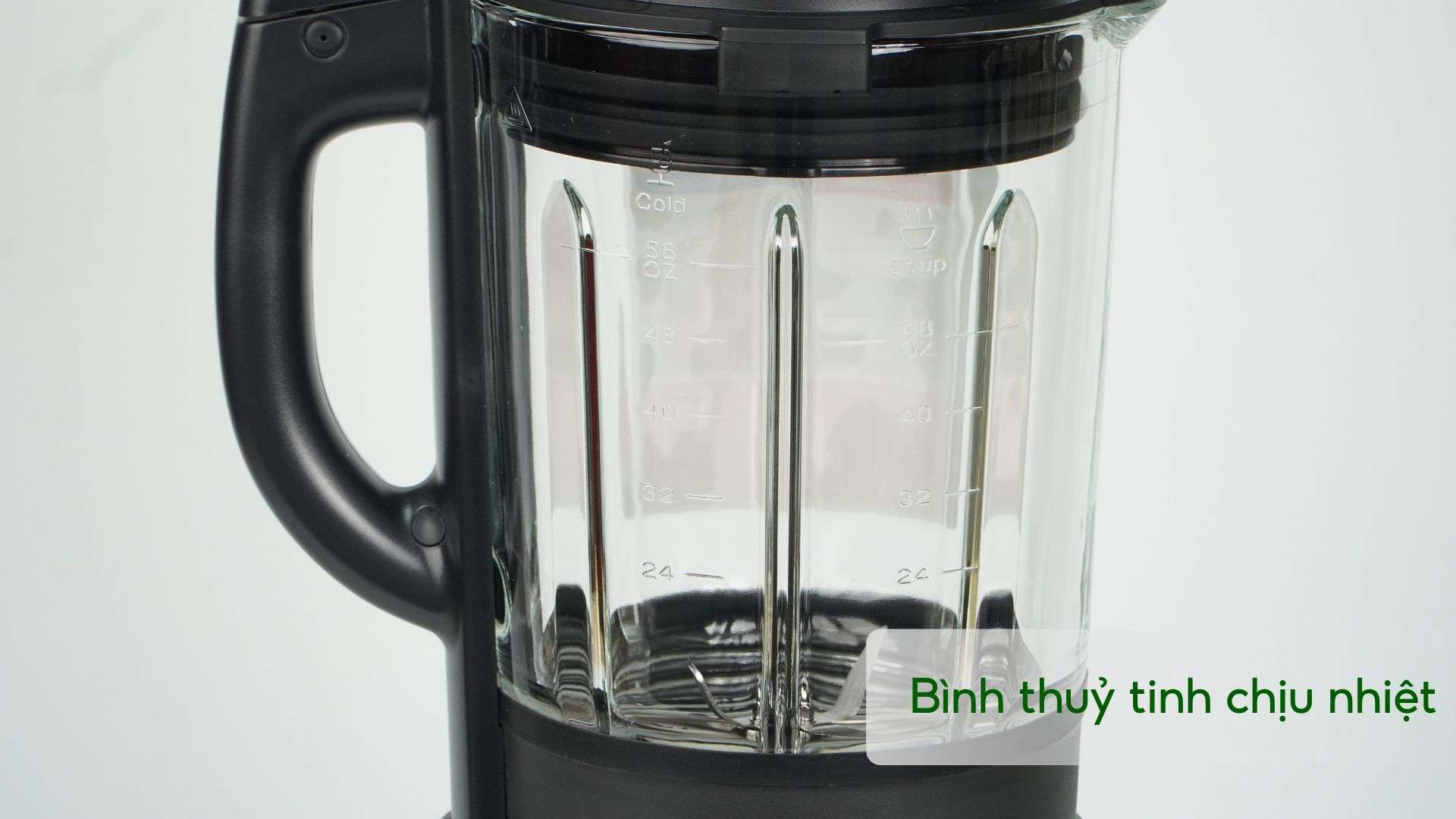 Máy Xay Sinh Tố Làm Sữa Hạt Tefal BL511868 Bình thuỷ tinh chịu nhiệt