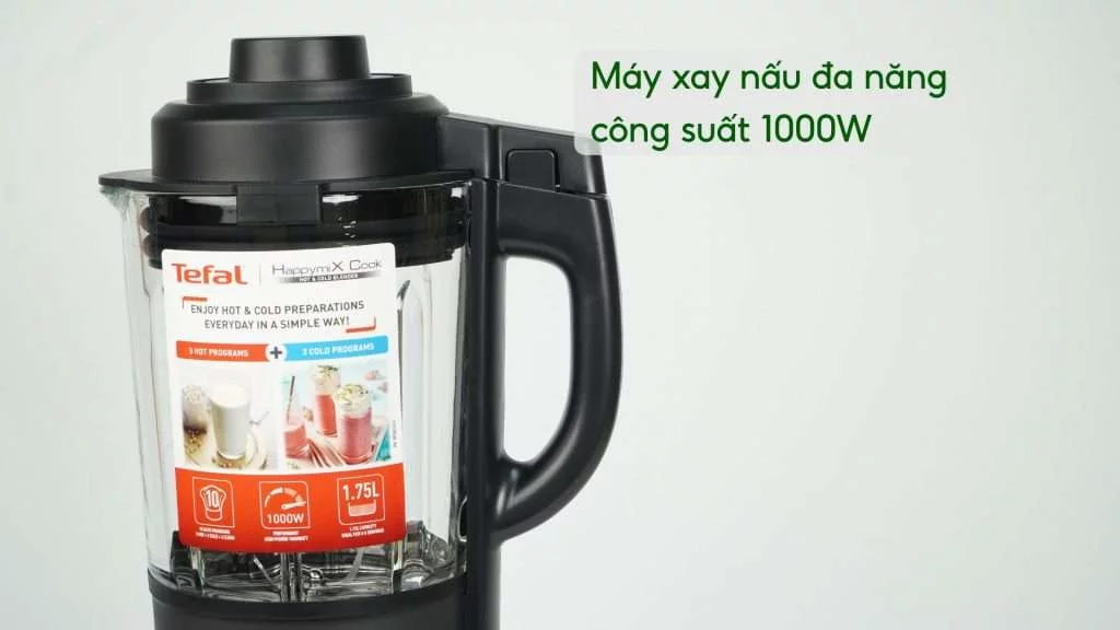 Máy Xay Sinh Tố Làm Sữa Hạt Tefal BL511868 Máy xay nấu đa năng công suất 1000W