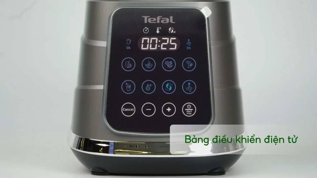 Máy Xay Sinh Tố Làm Sữa Hạt Tefal BL985A31 – 1300 Bảng điều khiển điện tử