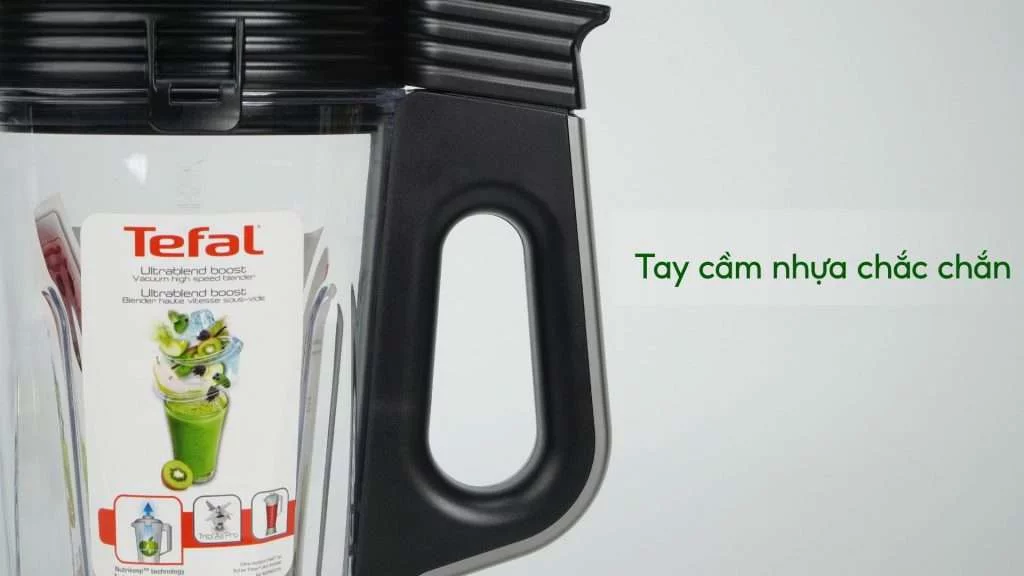 Máy Xay Sinh Tố Làm Sữa Hạt Tefal BL985A31 – 1300 Tay cầm nhựa chắc chắn