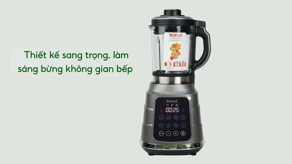 Máy Xay Sinh Tố Làm Sữa Hạt Tefal BL985A31 – 1300 Thiết kế sang trọng, làm sáng bừng không gian bếp