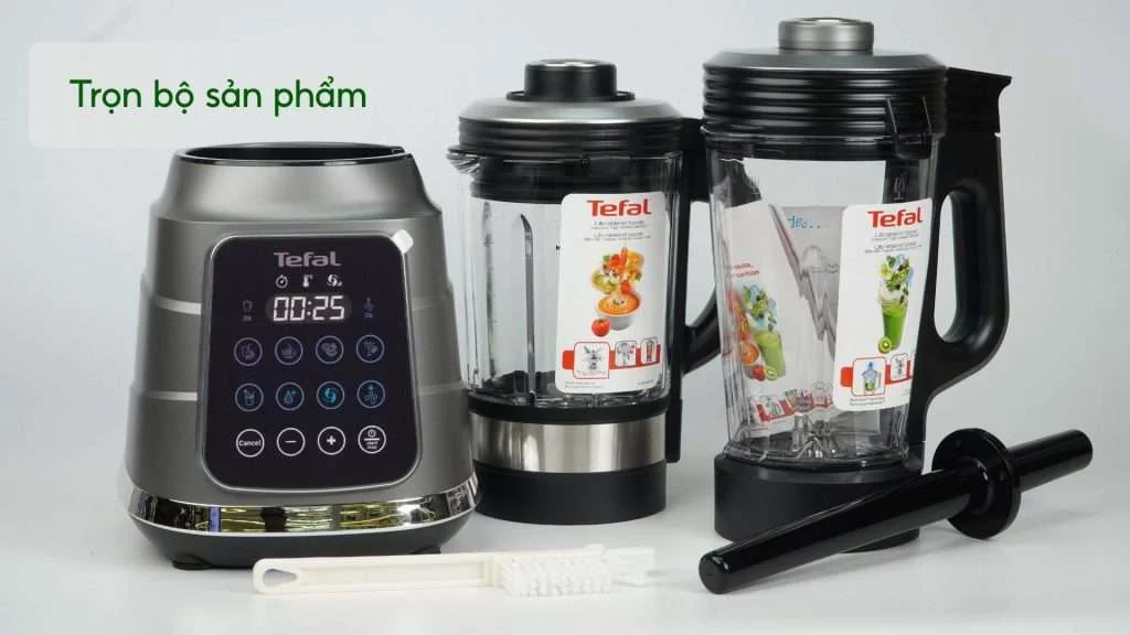Máy Xay Sinh Tố Làm Sữa Hạt Tefal BL985A31 – 1300 Trọn bộ sản phẩm