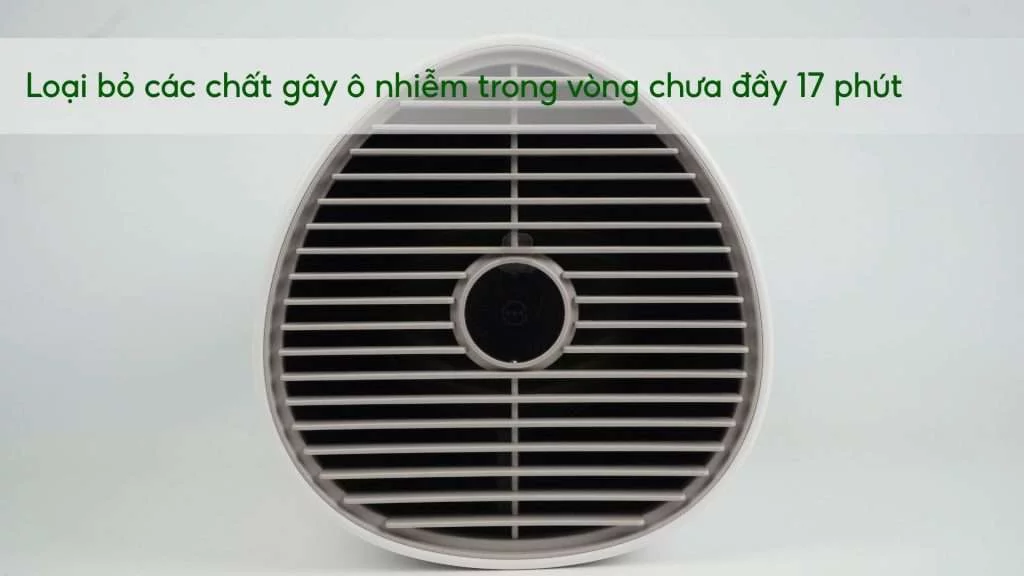 Máy lọc không khí PHILIPS AC0650_10 Loại bỏ các chất gây ô nhiễm trong vòng chưa đầy 17 phút