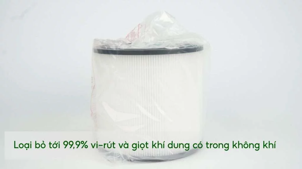 Máy lọc không khí PHILIPS AC0850_20 Loại bỏ tới 99,9% vi-rút và giọt khí dung có trong không khí