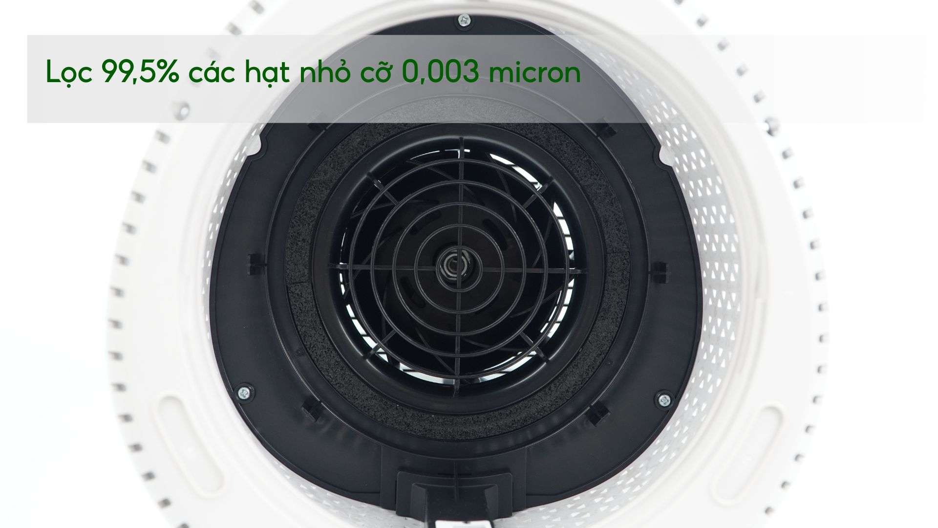 Máy lọc không khí PHILIPS AC0850_20 Lọc 99,5% các hạt nhỏ cỡ 0,003 micron