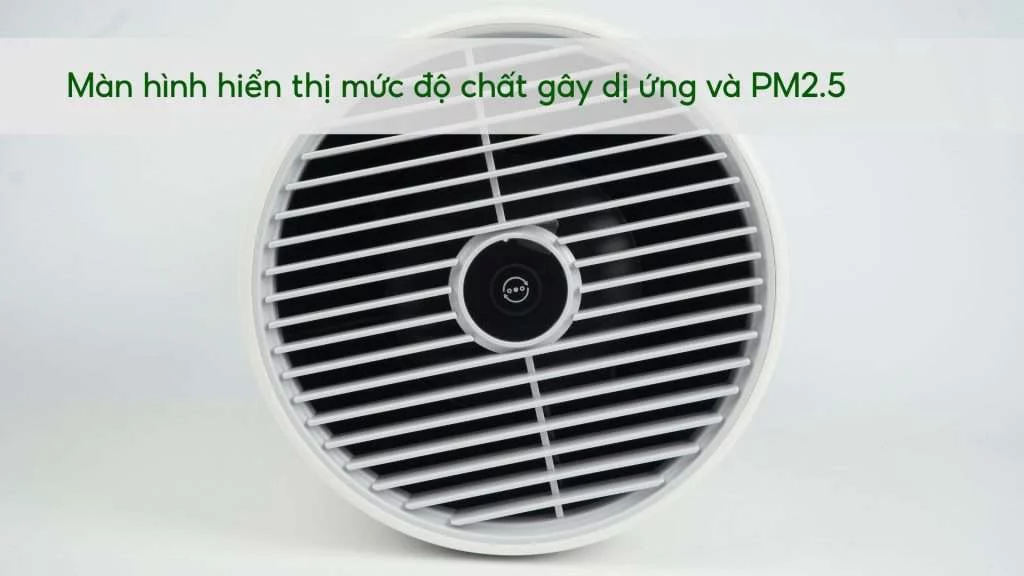 Máy lọc không khí PHILIPS AC0850_20 Màn hình hiển thị mức độ chất gây dị ứng và PM2.5