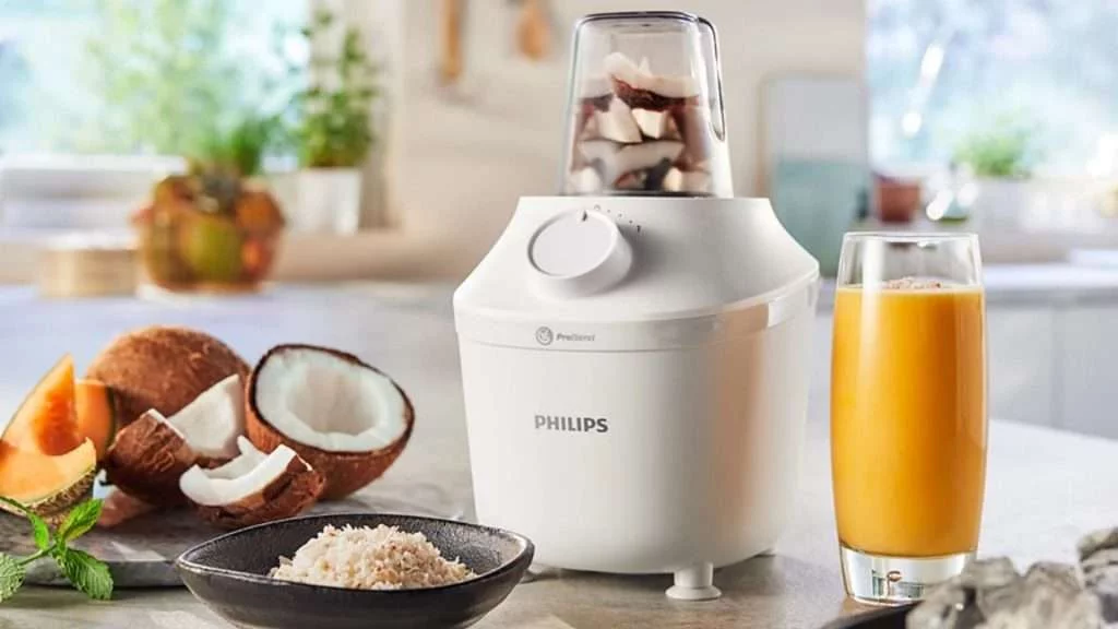 Máy xay sinh tố PHILIPS HR2041_10 - Kèm cối xay hạt tiện lợi